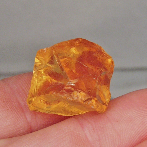 Big and Clean Citrine High Facet Rough Brazil 42ct  Litnon.com