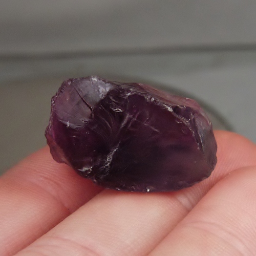 Big and Clean Amethyst High Facet Rough Brazil 75ct  Litnon.com