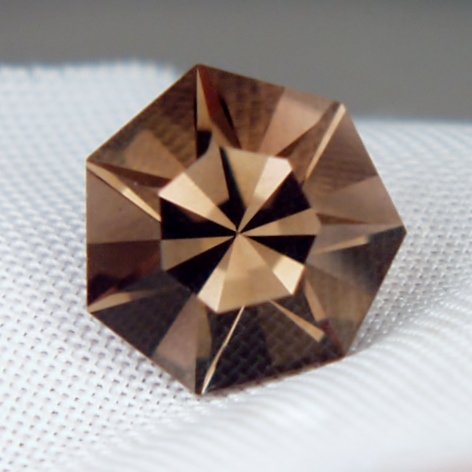 Superb Cut and Color Smoky Quartz Afghanistan 8.70ct.  Litnon.com