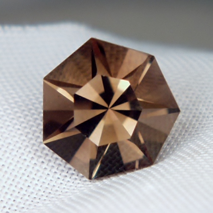 Superb Cut and Color Smoky Quartz Afghanistan 8.70ct.  Litnon.com