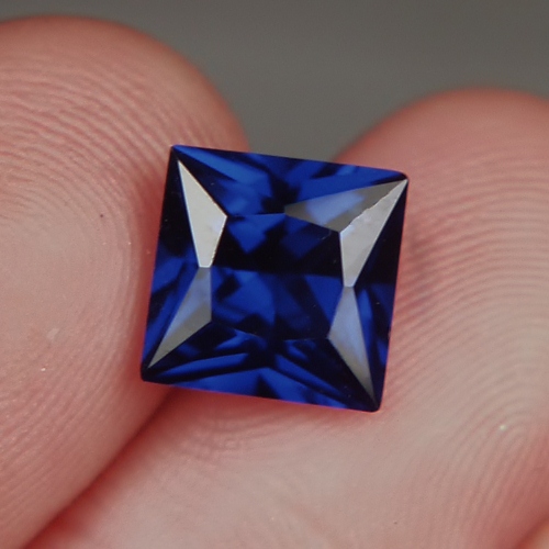 Deep Royal Blue Lab Grown Sapphire Corundum  Litnon.com