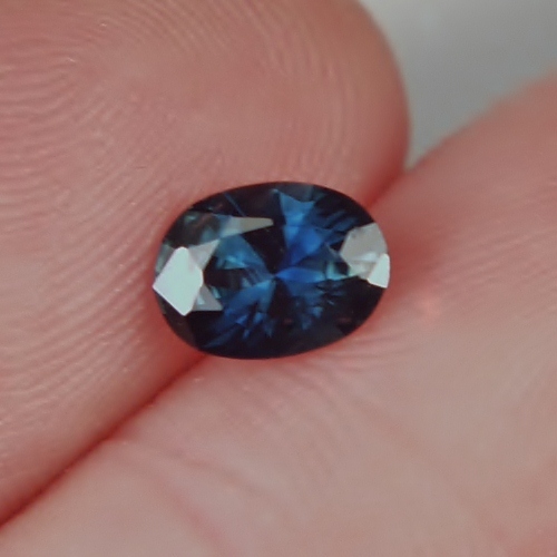 Dark Blue Unheated Nigerian Sapphire 1.35ct  Litnon.com