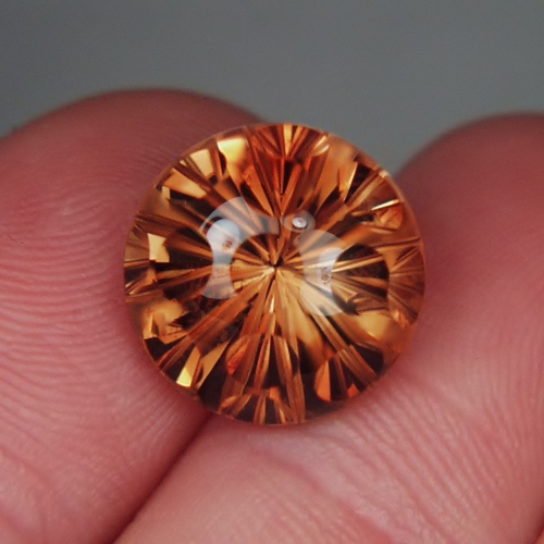 Color and Fine Cutting Bright Sherry Topaz Brazil 14.58 ct  Litnon.com