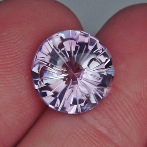 Top Cutting Light Lilac Color Amethyst Brazil 6.96ct  Litnon.com