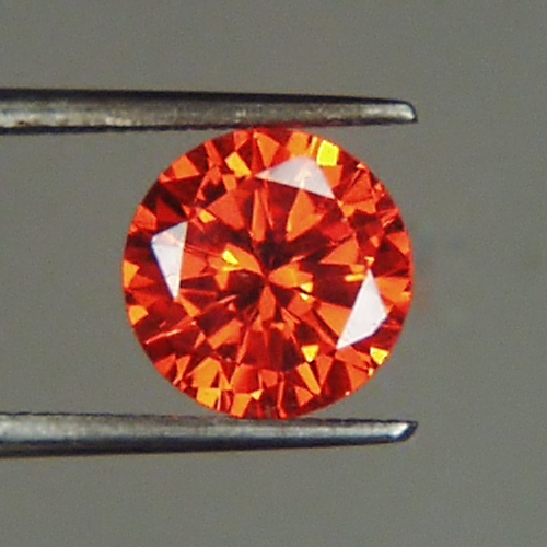 Fine Cutting Intense Orange Cubic Zirconia  Litnon.com