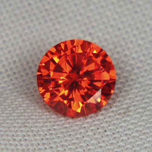 Fine Cutting Intense Orange Cubic Zirconia  Litnon.com