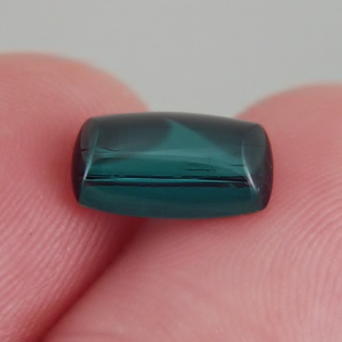 Fine Color Indicolite Tourmaline Cab Afghanistan 3.20 ct  Litnon.com