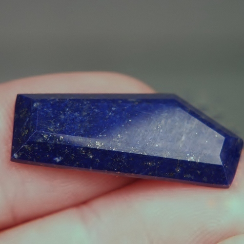 Unique Shape Afghanistan Lapis Lazuli Cab 4.98 carats Litnon.com