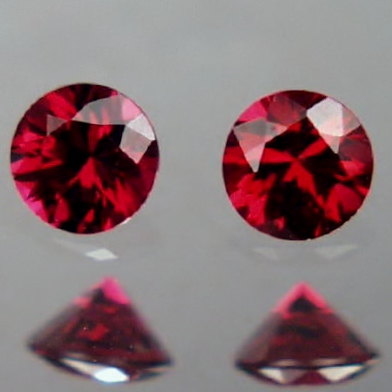 Rare Arizona Chrome Pyrope Ant Hill Garnet Pair  Litnon.com