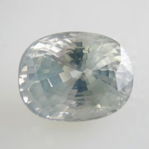 Huge Hazy Grey Natural Zircon Sri Lanka 12.73  Litnon.com