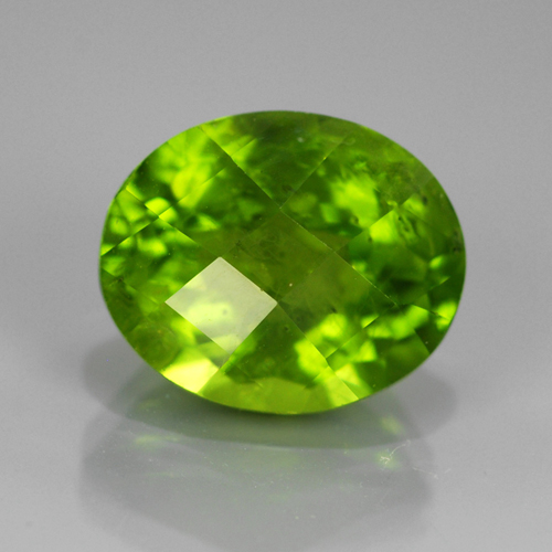 Big and Pretty Fine Color Arizona Peridot 10.96ct  Litnon.com