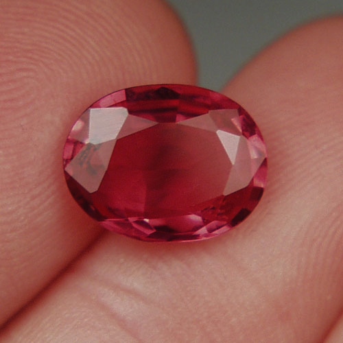 Rare Color and Clarity Old Stock Rubelite Tourmaline Brazil 3.71 ct  Litnon.com
