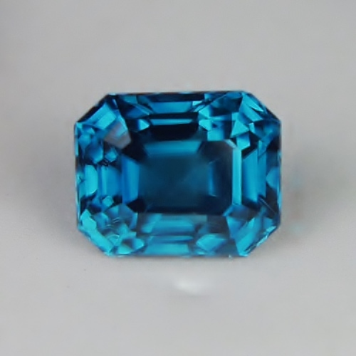 Top Gem Color Cambodian Blue Zircon 7.69 ct  Litnon.com