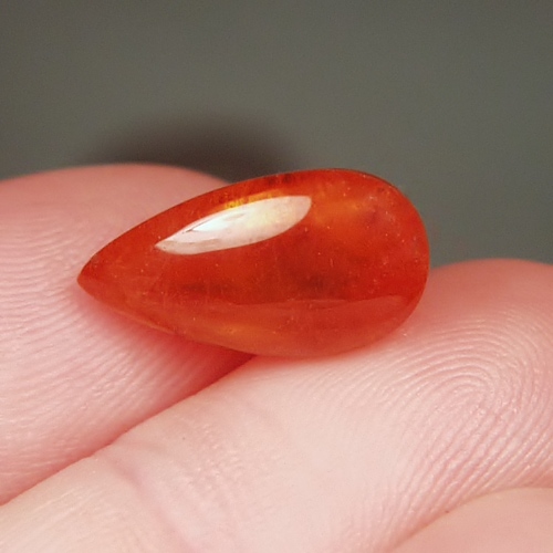 Color Big Mandarin Garnet Cabochon Namibia 14.33 ct  Litnon.com