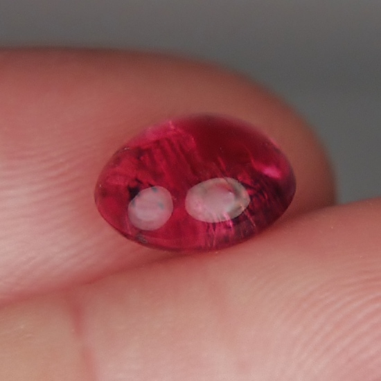  Pretty Color Mozambique Rubelite Tourmaline Cab 3.84ct  Litnon.com