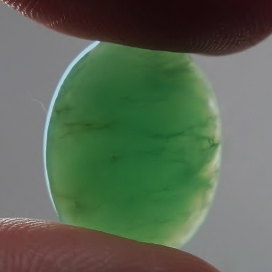 Color and Quality Canadian Polar Jade Nephrite Cab 14.11 ct  Litnon.com