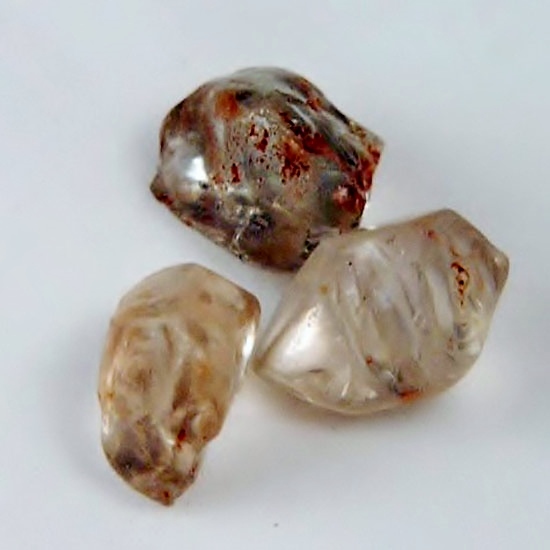 Clean Natural White Zircon Facet Rough Tanzania 12.11 ct  Litnon.com