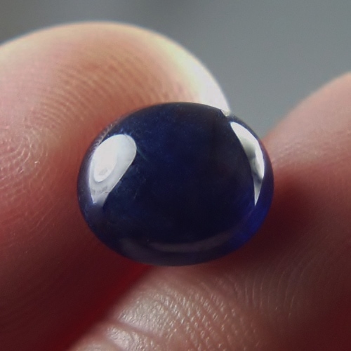 Deep Blue Natural Sapphire Cab Madagascar 6.94 ct  Litnon.com