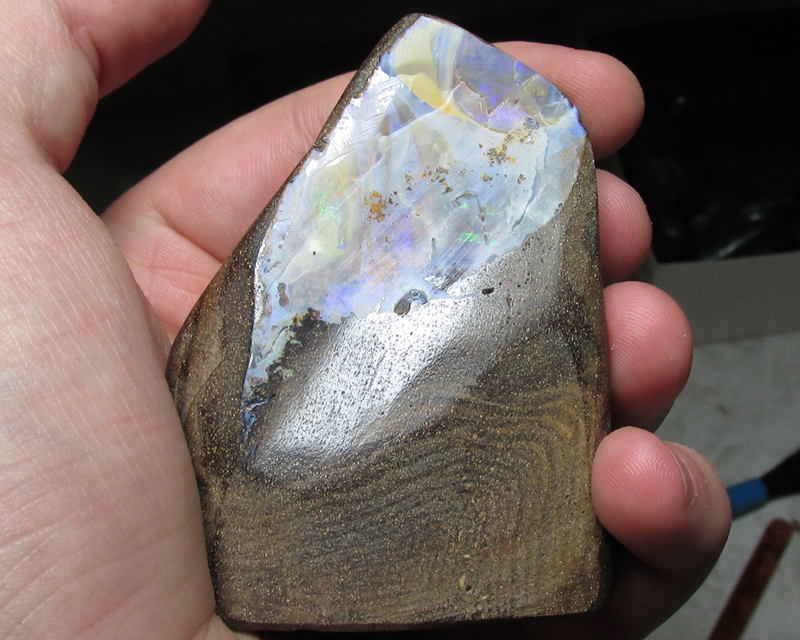 Big Colorful Queensland Boulder Opal Specimen 205 Grams  Litnon.com
