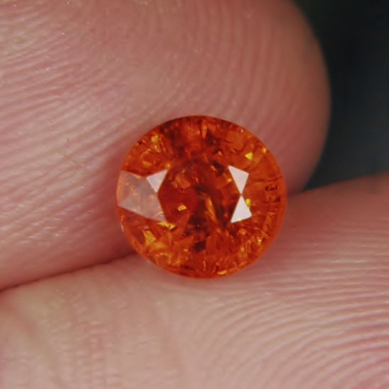 Color and Fire Mandarin Spessartite Garnet Namibia 1.85 ct  Litnon.com