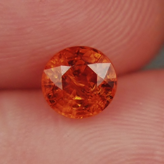 Color and Fire Mandarin Spessartite Garnet Namibia 1.85 ct  Litnon.com