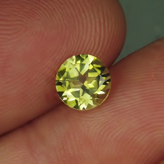 USA Cut Rare Color Natural Yellow Tourmaline Malawi 1.22 ct  Litnon.com