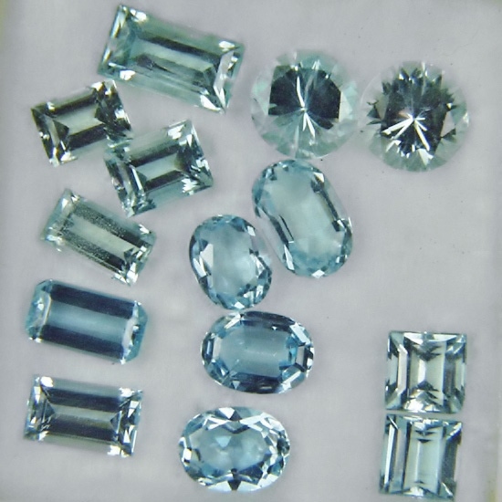 Nice Color Brazil Aquamarine Lot 9.80 Carats Litnon.com
