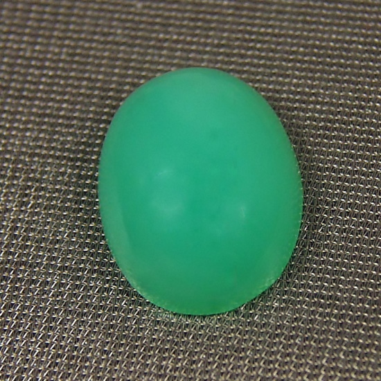 Fine Gem Color Australia Chrysoprase Cab 15.51 ct  Litnon.com