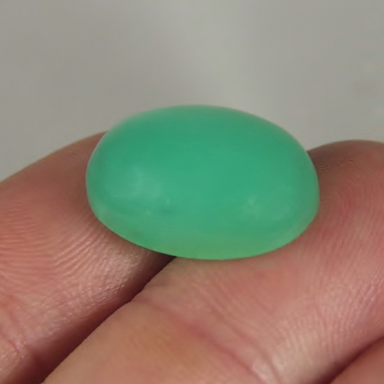 Fine Gem Color Australia Chrysoprase Cab 15.51 ct  Litnon.com