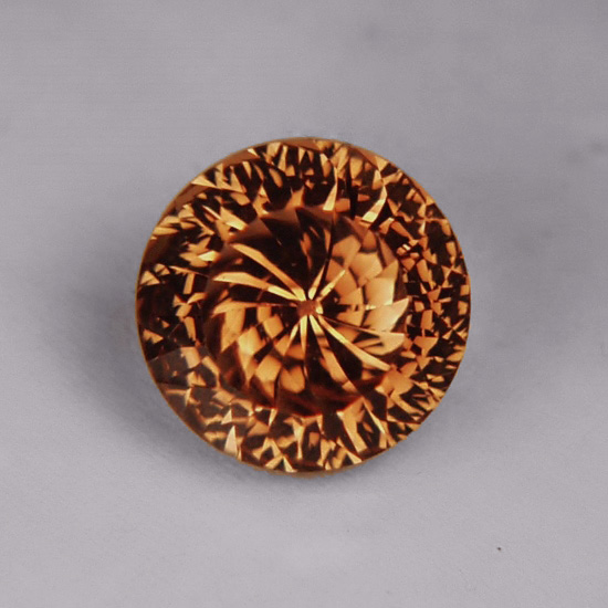 Color and Fine Cutting Bright Sherry Topaz Brazil 9.47 ct  Litnon.com