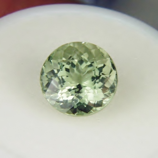 Portuguese Cut Light Green Tourmaline Afghanistan 3.11 ct  Litnon.com
