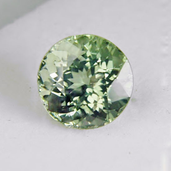 Portuguese Cut Light Green Tourmaline Afghanistan 3.11 ct  Litnon.com