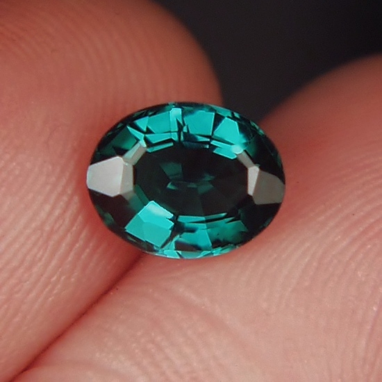 Color Old Stock Teal Blue Green Tourmaline Brazil 1.88ct  Litnon.com