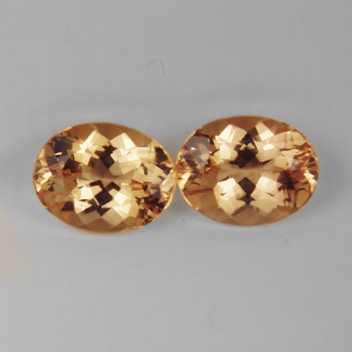 Rare Pair Ouro Preto Precious Topaz Matched Pair 4.26 ct  Litnon.com
