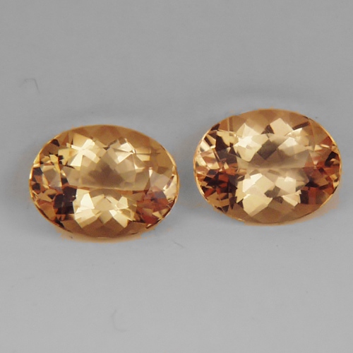 Rare Pair Ouro Preto Precious Topaz Matched Pair 4.26 ct  Litnon.com