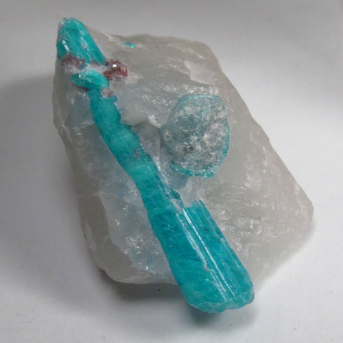 Collectors Exceptional Brazil Paraiba Tourmaline Specimen  Litnon.com