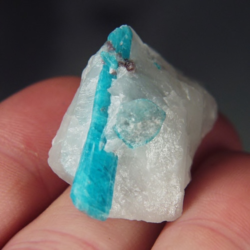 Collectors Exceptional Brazil Paraiba Tourmaline Specimen  Litnon.com