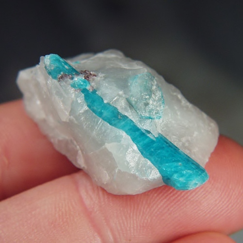 Collectors Exceptional Brazil Paraiba Tourmaline Specimen  Litnon.com