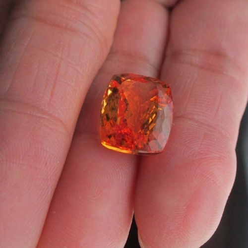 Color True Imperial Topaz Ouro Preto Brazil 11.14 ct  Litnon.com