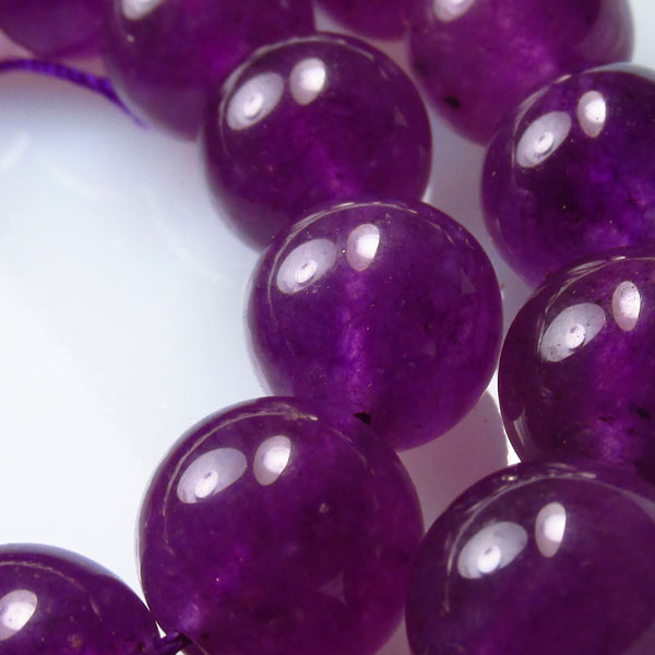 400 Carats 12 mm Drilled Rich Purple African Amethyst Beads  Litnon.com