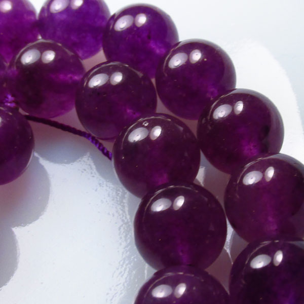 400 Carats 12 mm Drilled Rich Purple African Amethyst Beads  Litnon.com