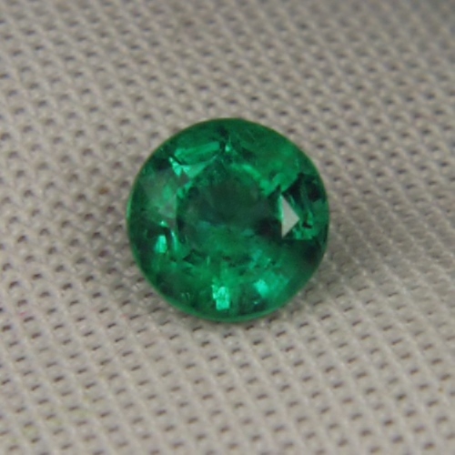 Great Color Natural Zambian Emerald Calibrated 6 mm  Litnon.com