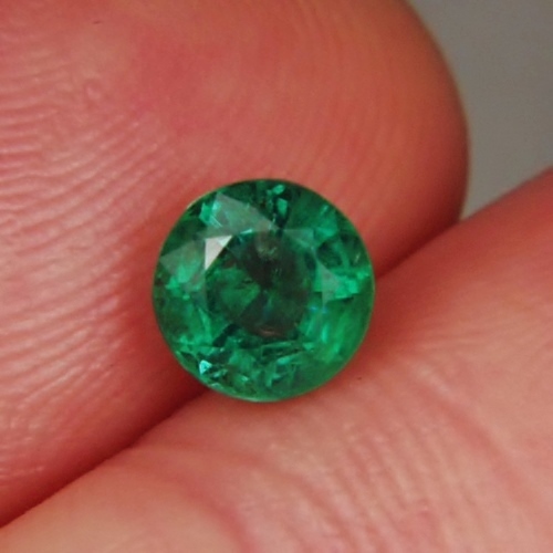 Great Color Natural Zambian Emerald Calibrated 6 mm  Litnon.com