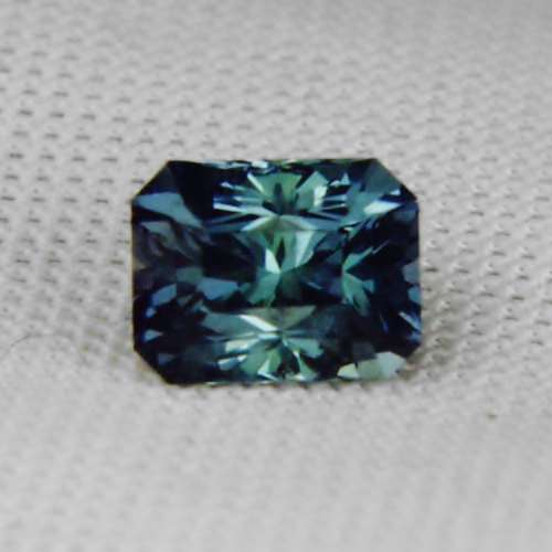  Unheated Hint of Green Steely Blue Montana Sapphire 1.47ct  Litnon.com