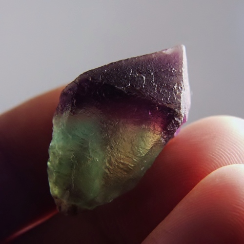 Special Specimen Gem Grade Bi-Color Fluorite Scepter  Litnon.com