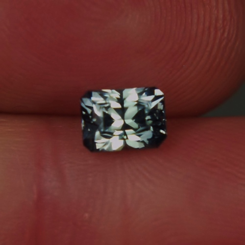 Unheated Steely Green Blue Montana Sapphire 1.43ct  Litnon.com