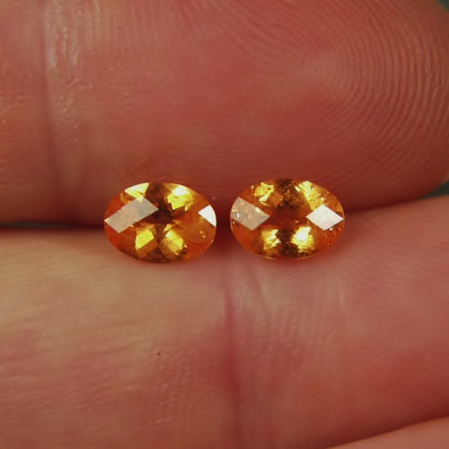 Special Price Loliondo Mandarin Spessartite Garnet Pair 1.86 ct tw  Litnon.com