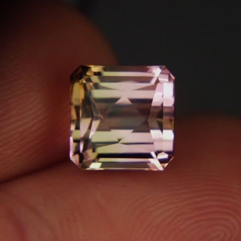 Bright Clean and Pretty Bi Color Tourmaline Afghanistan 4.64 ct  Litnon.com