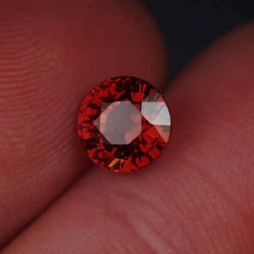 Color and Fire Very Bright Red Orange Spessartite Garnet 2.35 ct  Litnon.com