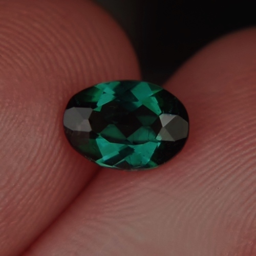 Color Old Stock Teal Blue Green Tourmaline Brazil 1.34ct GLI PAID Litnon.com
